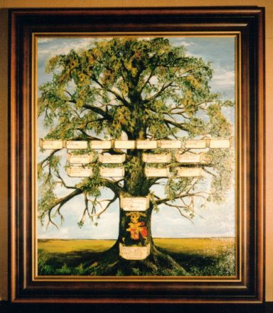"Stammbaum" Öl auf Leinwand