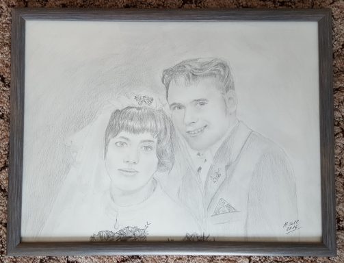 "Portrait" Bleistiftzeichnung