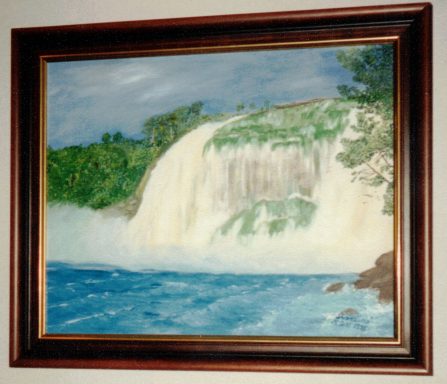 Venezuela Öl auf Leinwand